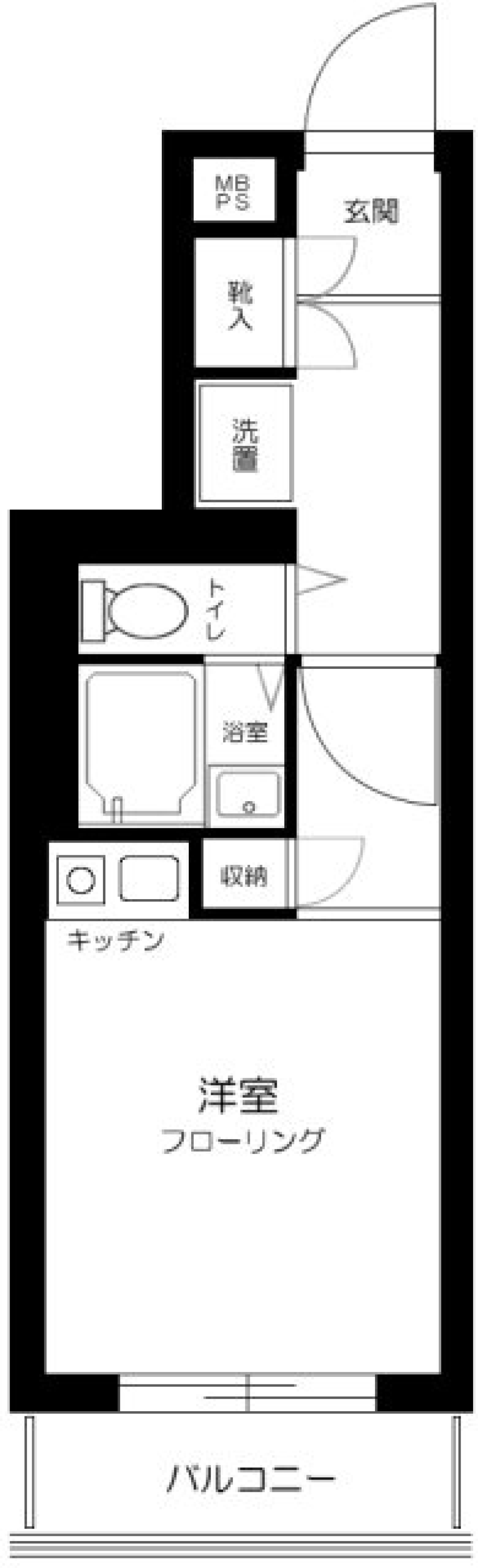 狭いも安いもご愛嬌ですの間取り図