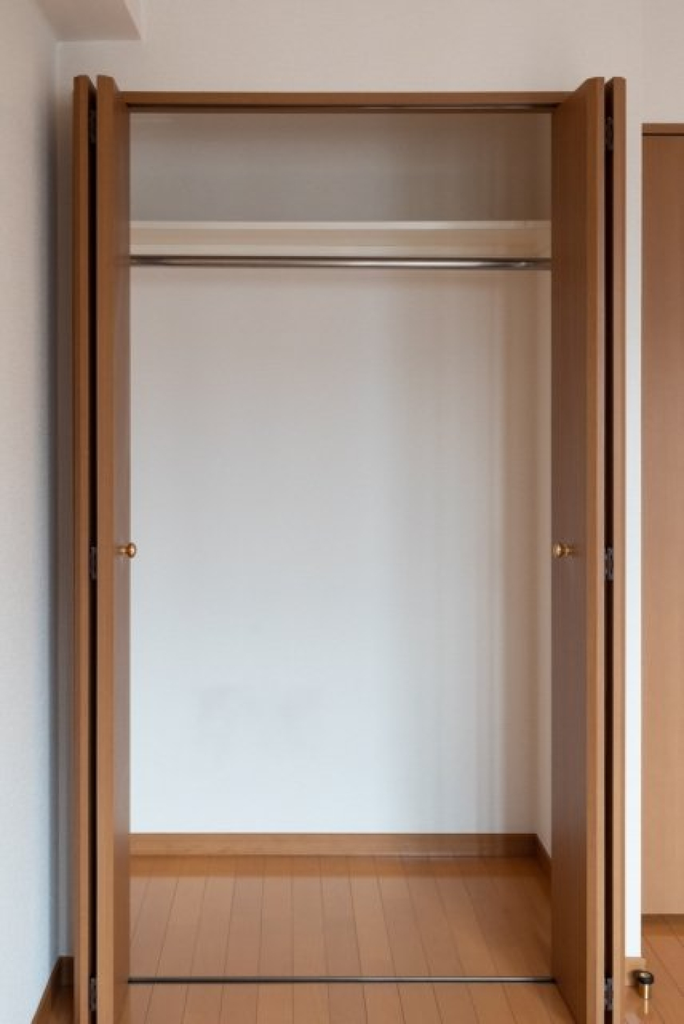 クローゼットの中の様子です。