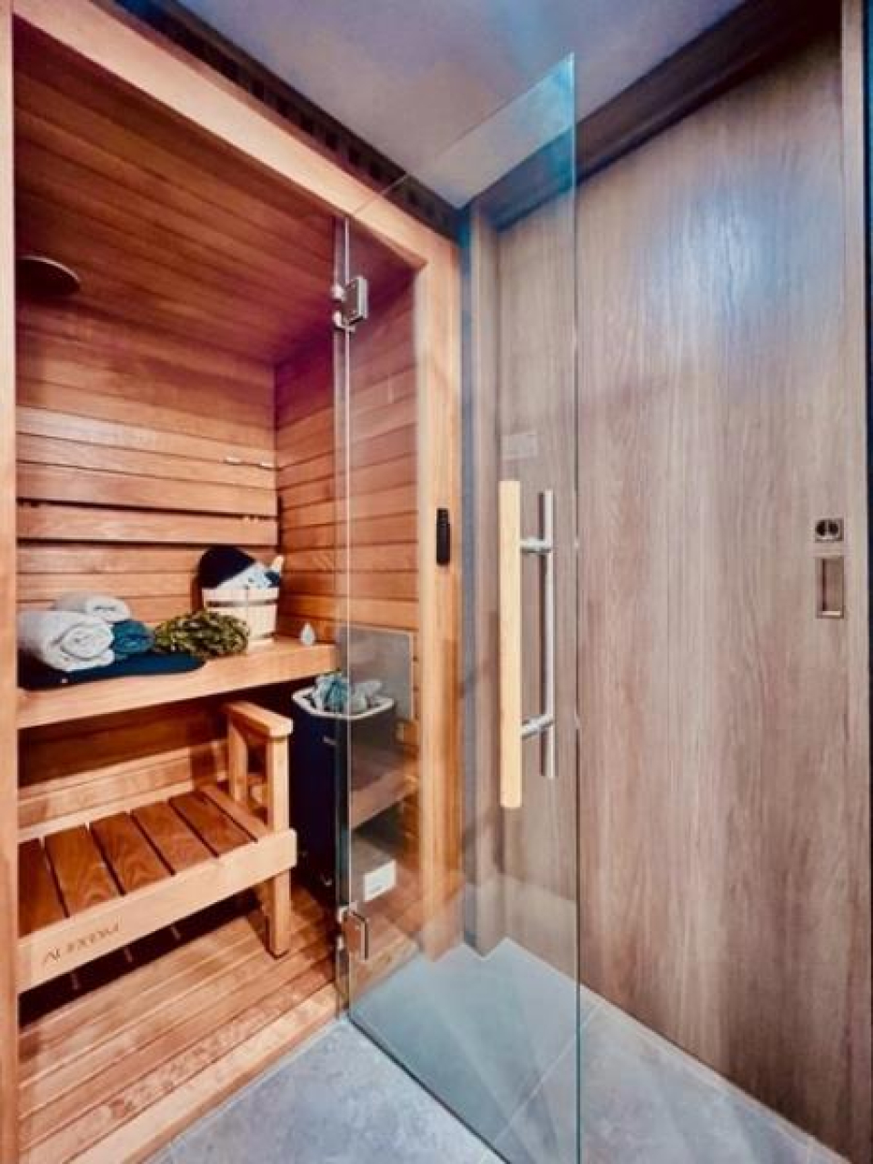自分だけのサウナルームがあります！