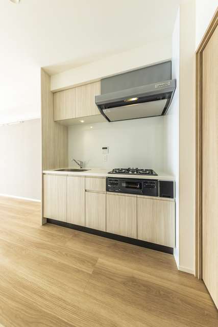 ナチュラルな雰囲気のキッチンです。
※写真は同タイプ住戸です。