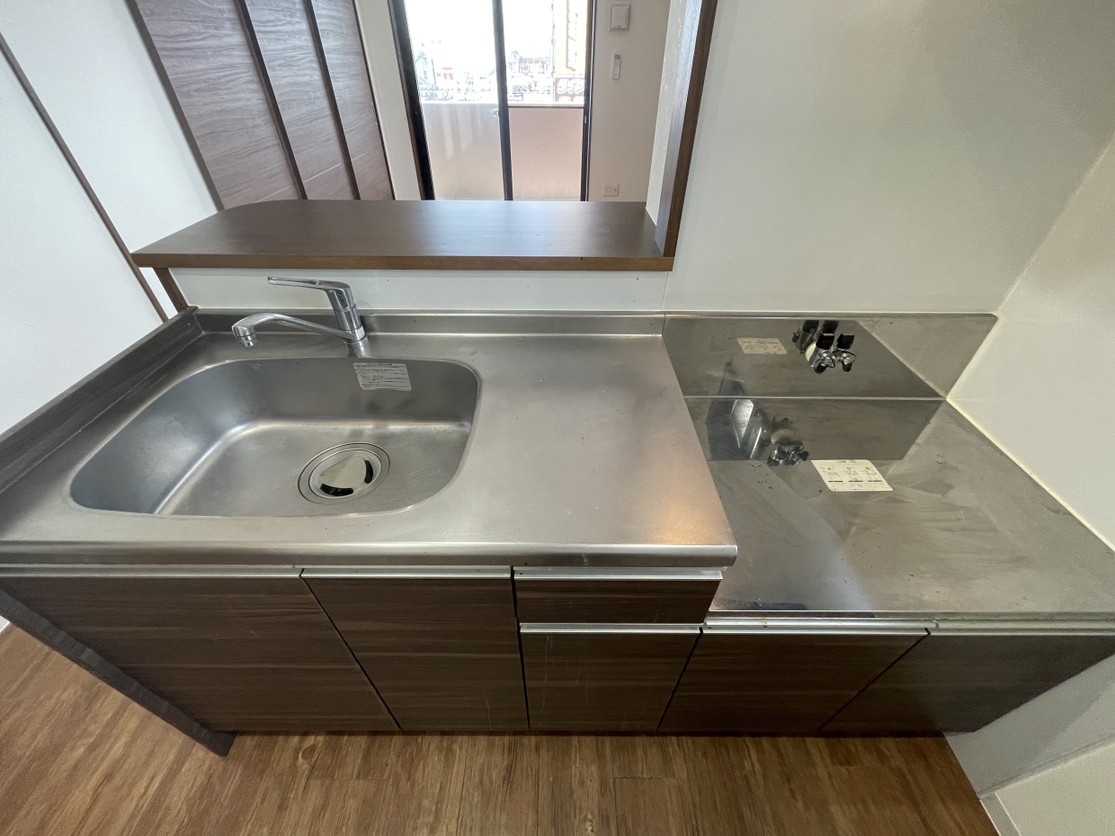 ガスレンジの設置が必要です