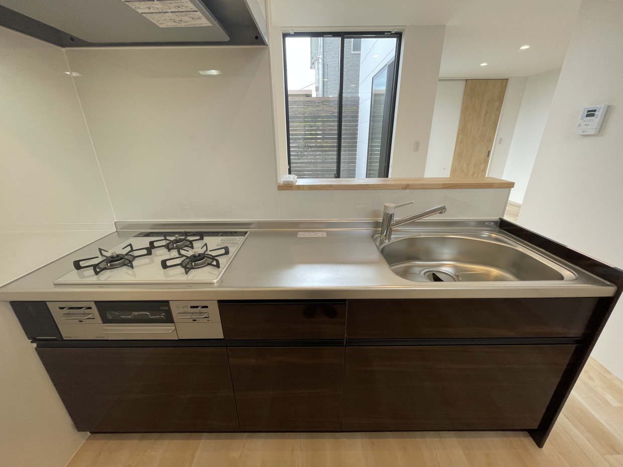 3口コンロで料理もはかどりそう