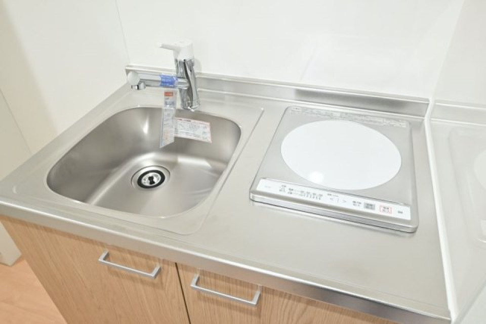 1口IHコンロ付きです。