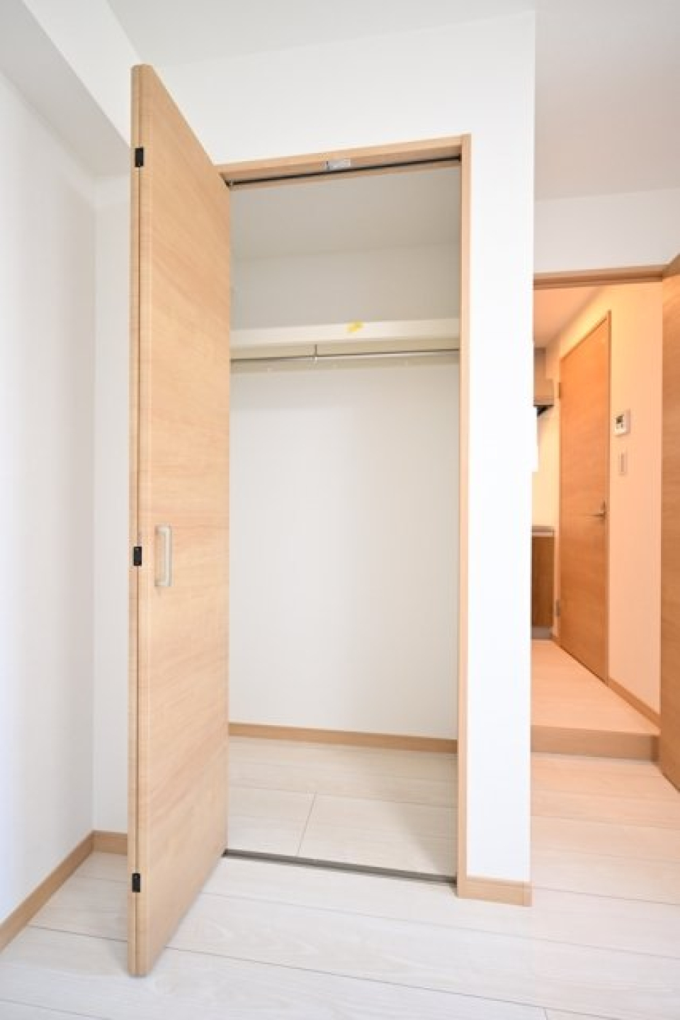 セクション分けされている収納です。