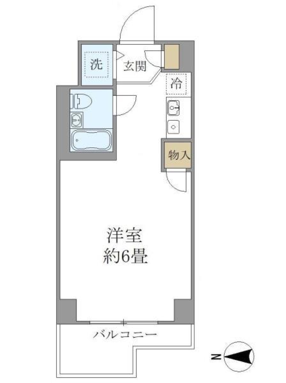 ウインベル錦糸町第３ 806号室の間取り図
