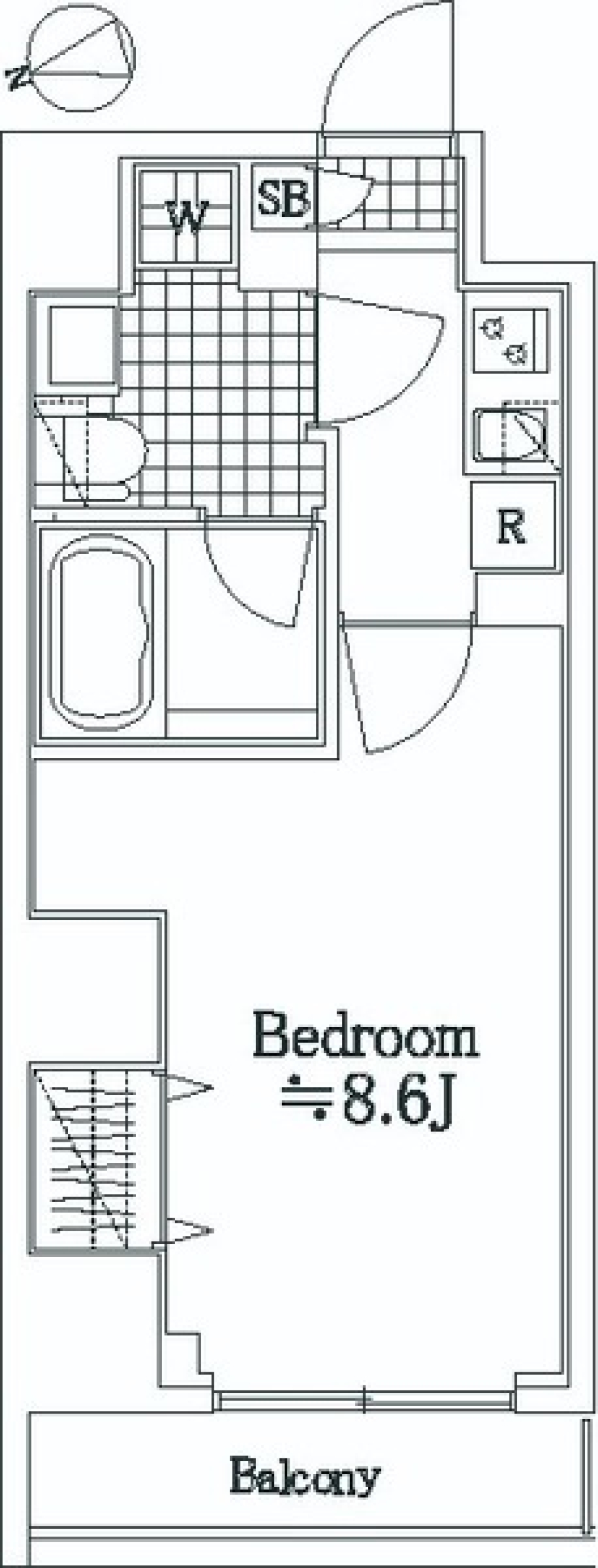 野方の賑わいとシンプルに暮らすの間取り図