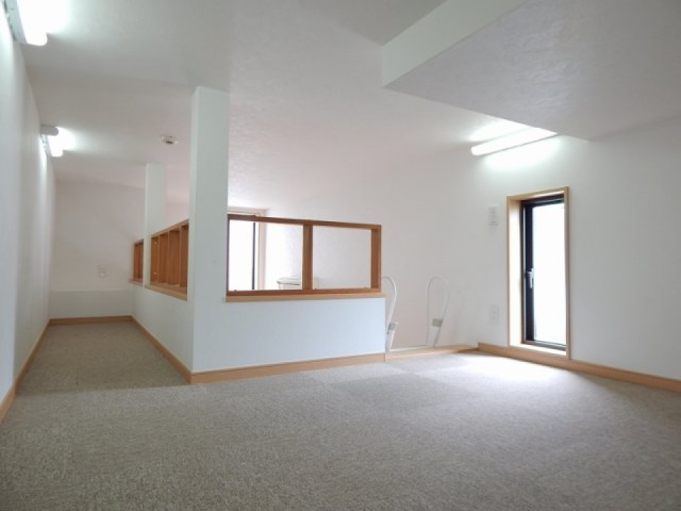 ロフトは約８帖の大きさです。