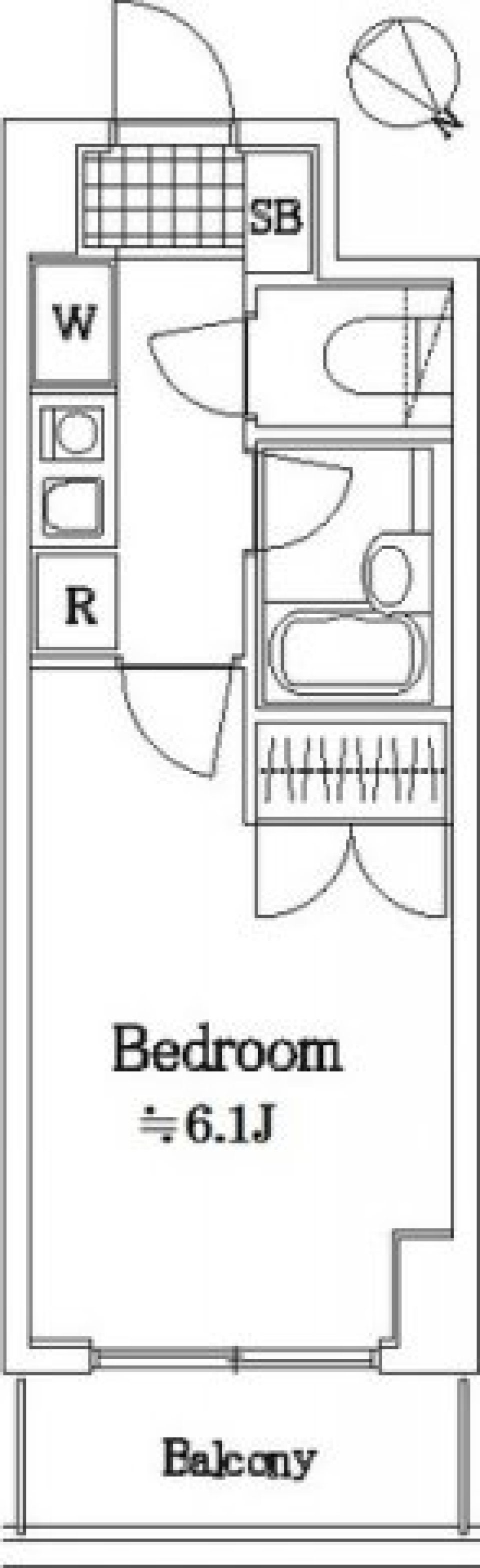 東高円寺で地に足をつけた生活の間取り図