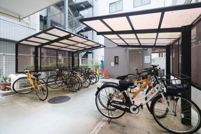 駐輪場もあります