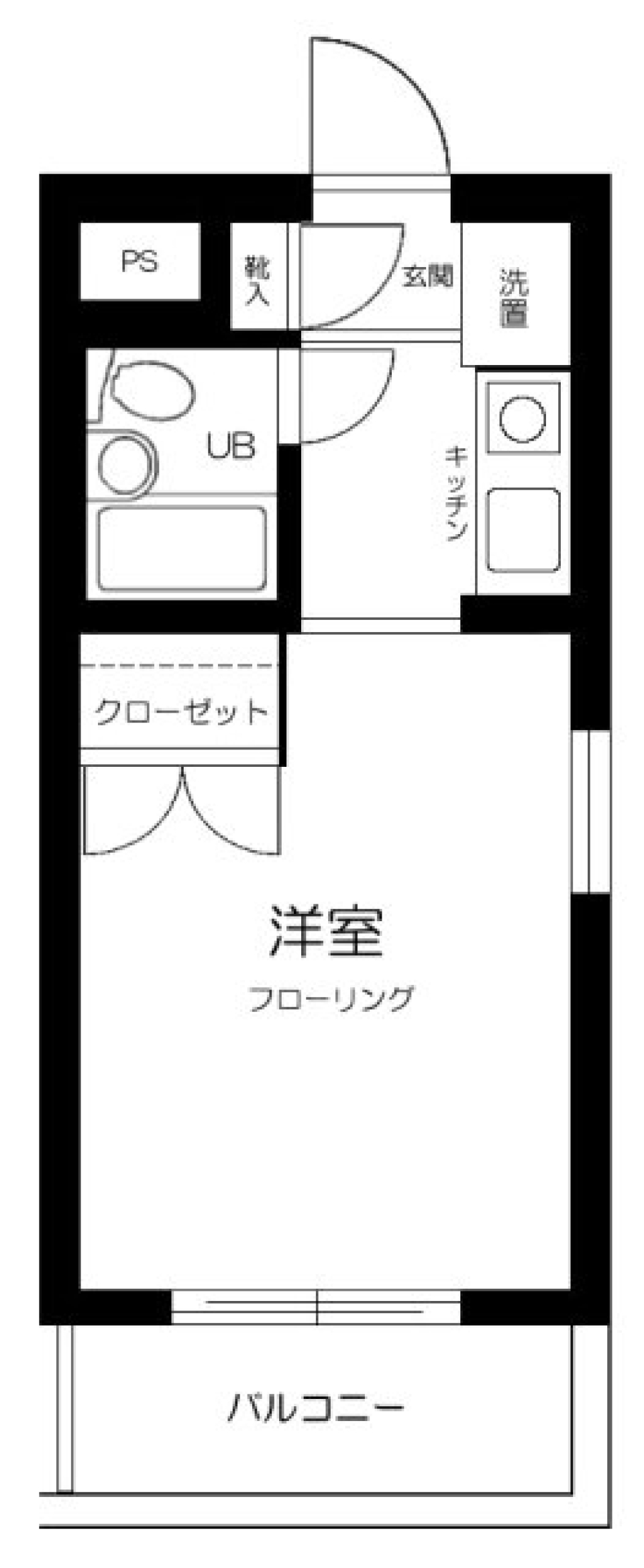 憧れの阿佐ヶ谷でシンプルに暮らすの間取り図