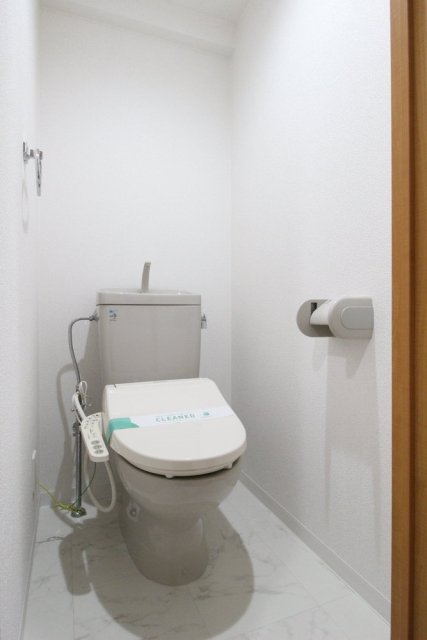 清潔感のあるトイレです。