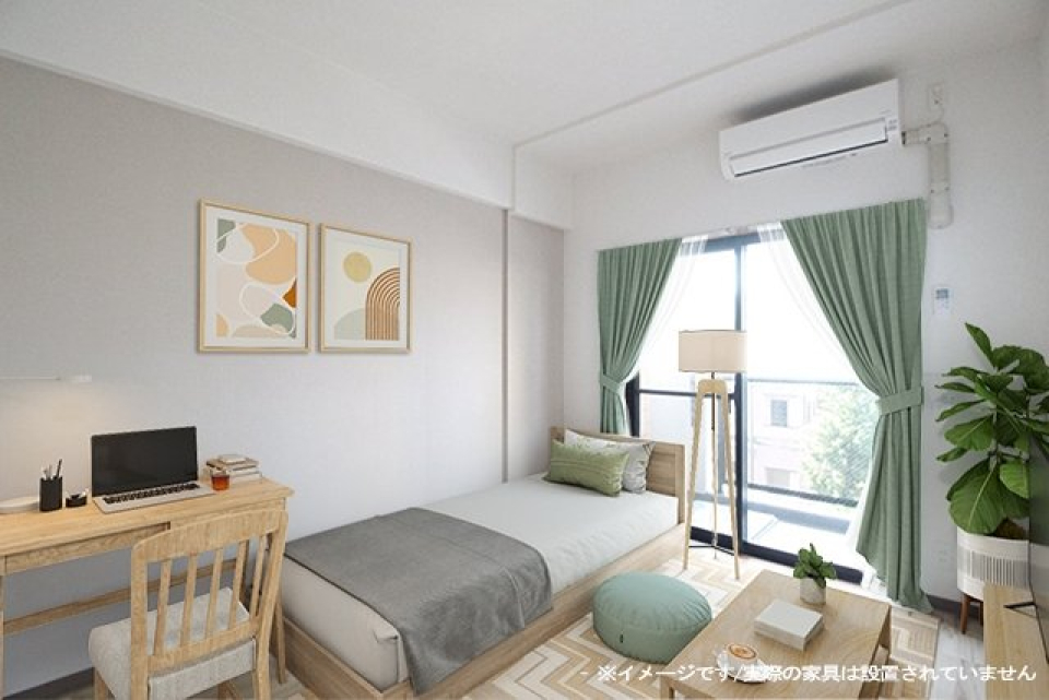 家具を置いてみた時の様子。※イメージです/実際の家具は設置されていません