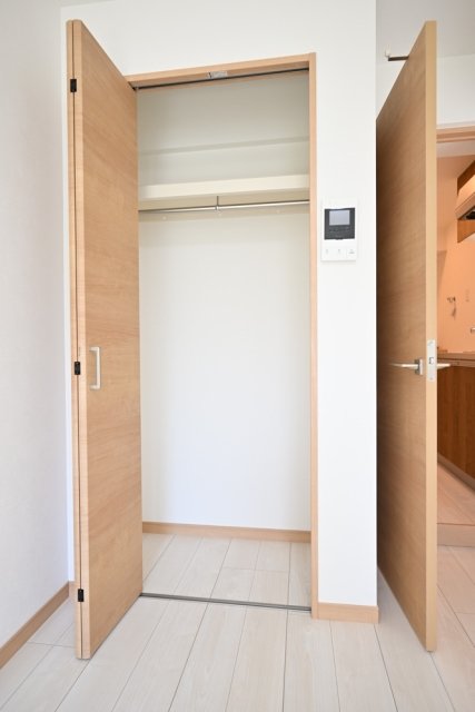 セクション分けされている収納です。