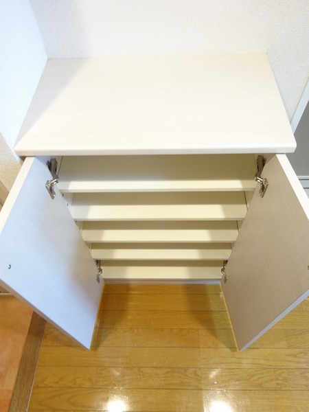 シューズBOXも中に仕切りがたっぷりついているので、いっぱい入りそうです！