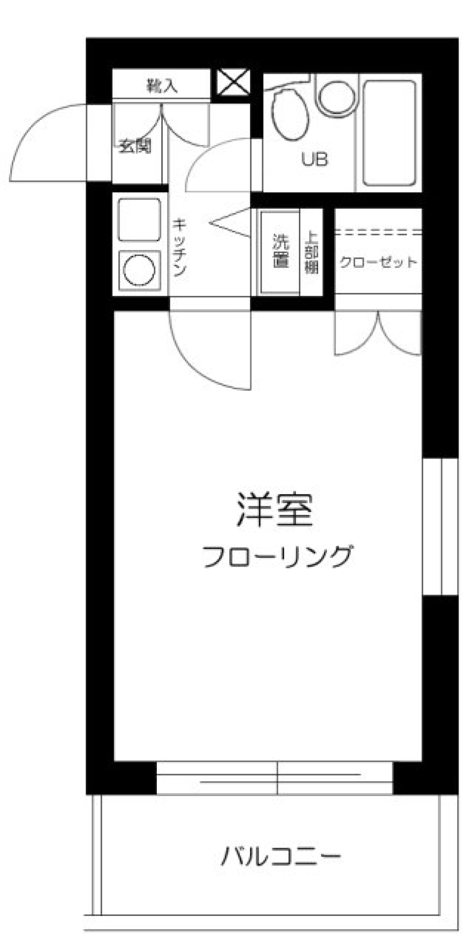 角部屋シンプルライフストーリーの間取り図
