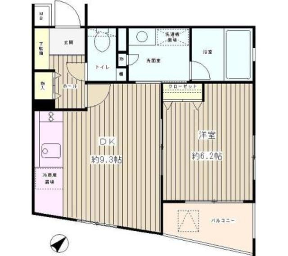 目覚めは太陽と共にの間取り図