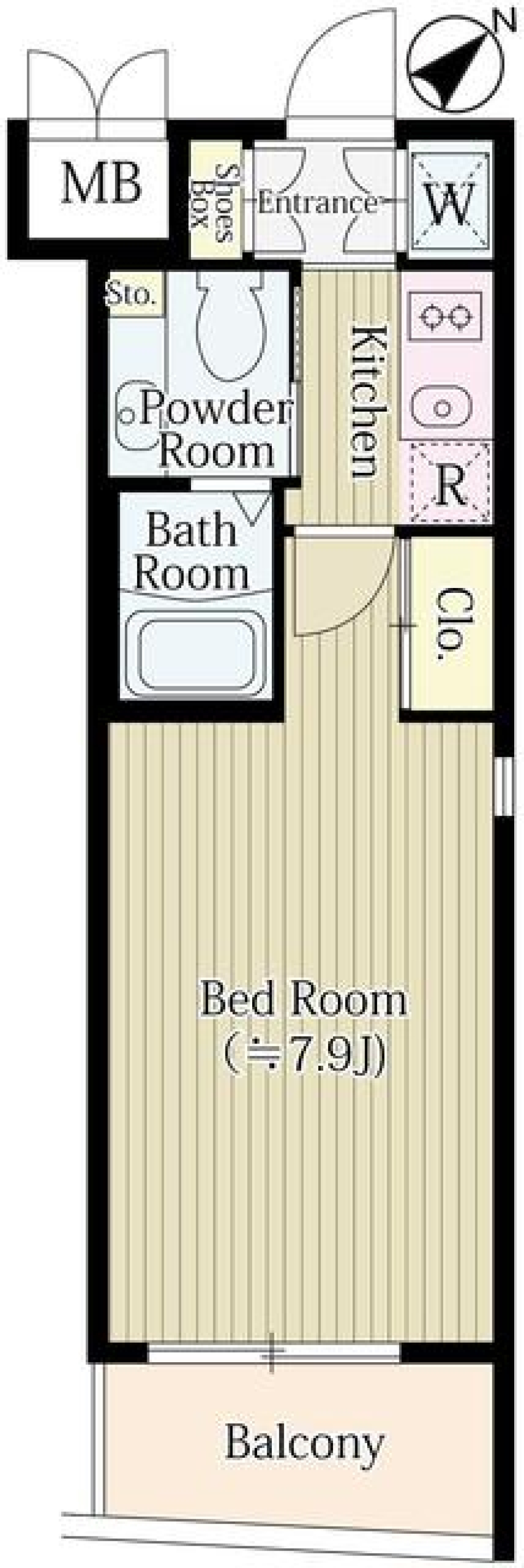あなたはどんなテーマの部屋にする？の間取り図