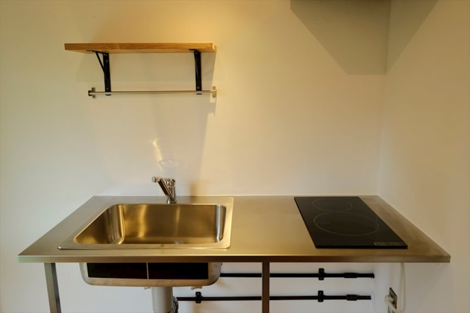 シンクが結構深いのが嬉しい。