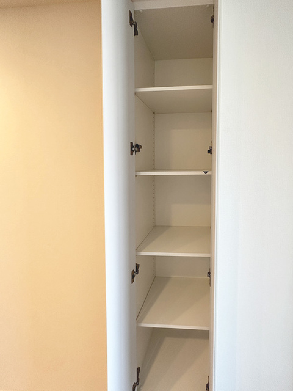 玄関にはシューズボックスが付いています。
※写真は同タイプ住戸です。