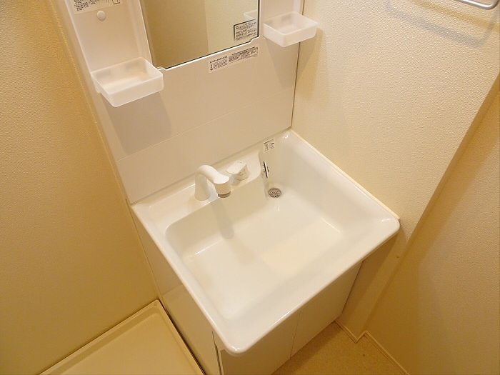 独立した洗面台です。シャワー付き洗面台です。