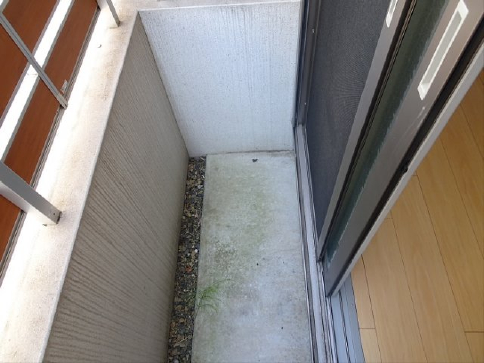 ベランダ。