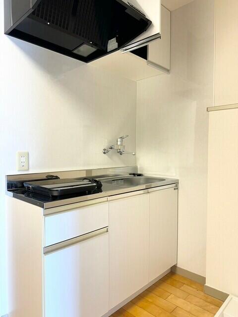 １口のガスコンロが設置されています。