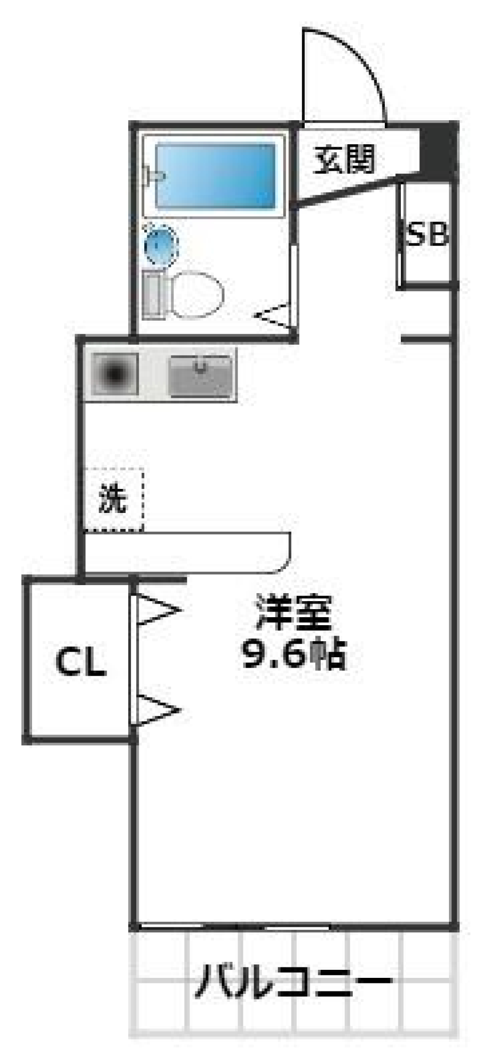 リーズナブルだけど家族は一緒に［ペット可］の間取り図