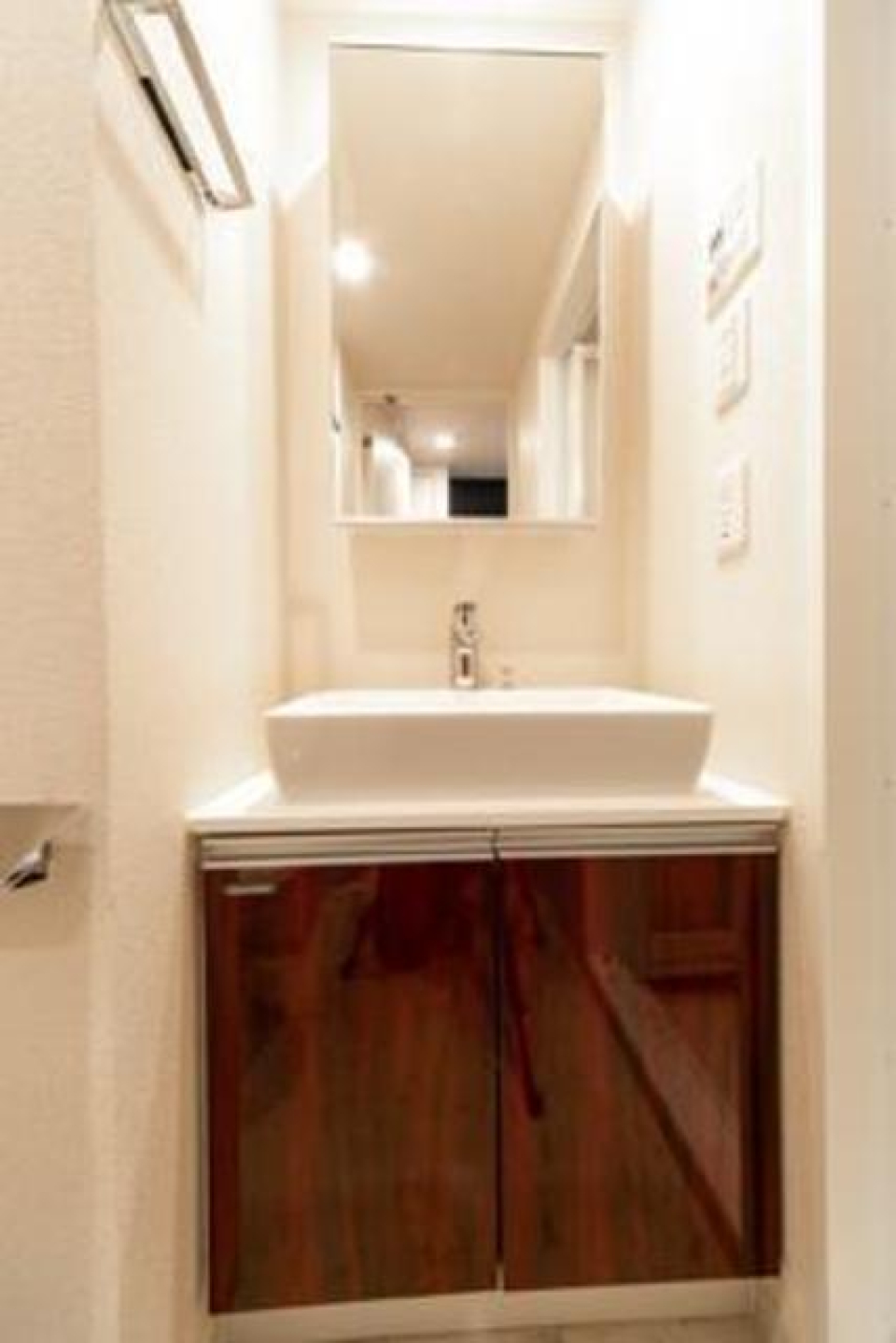 嬉しい独立洗面台です。
※写真は同タイプ住戸です。