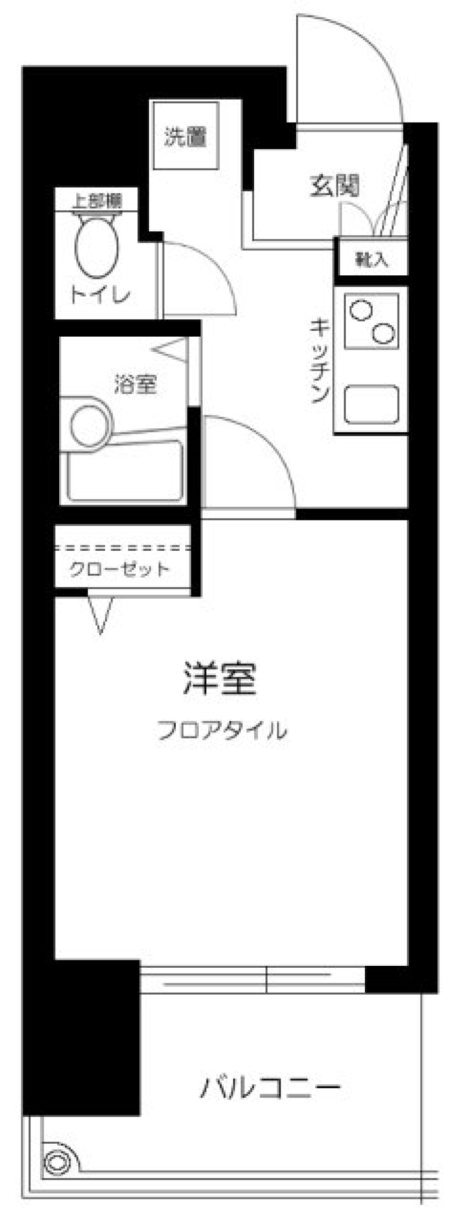 風に乗った海の香りを感じての間取り図