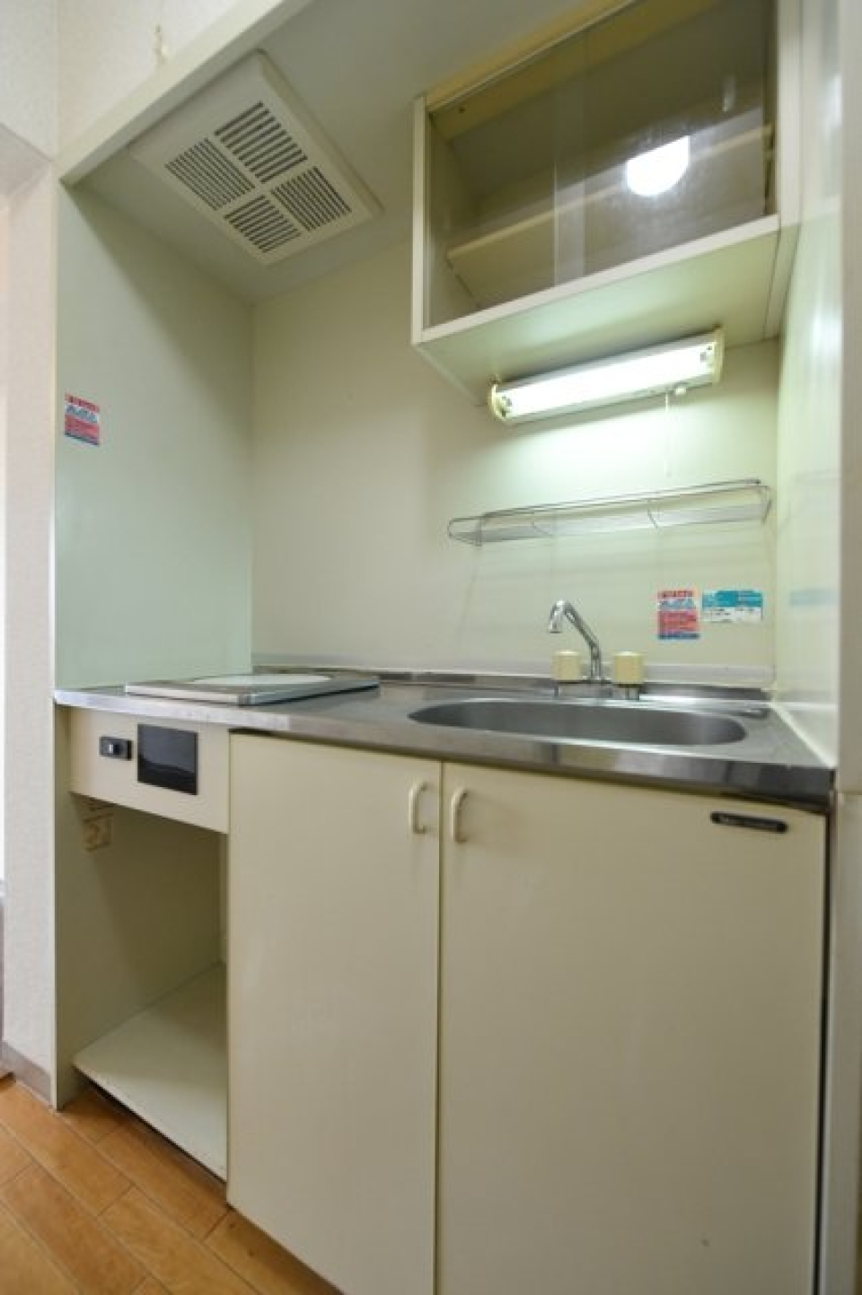 IHコンロが１口設置されています。