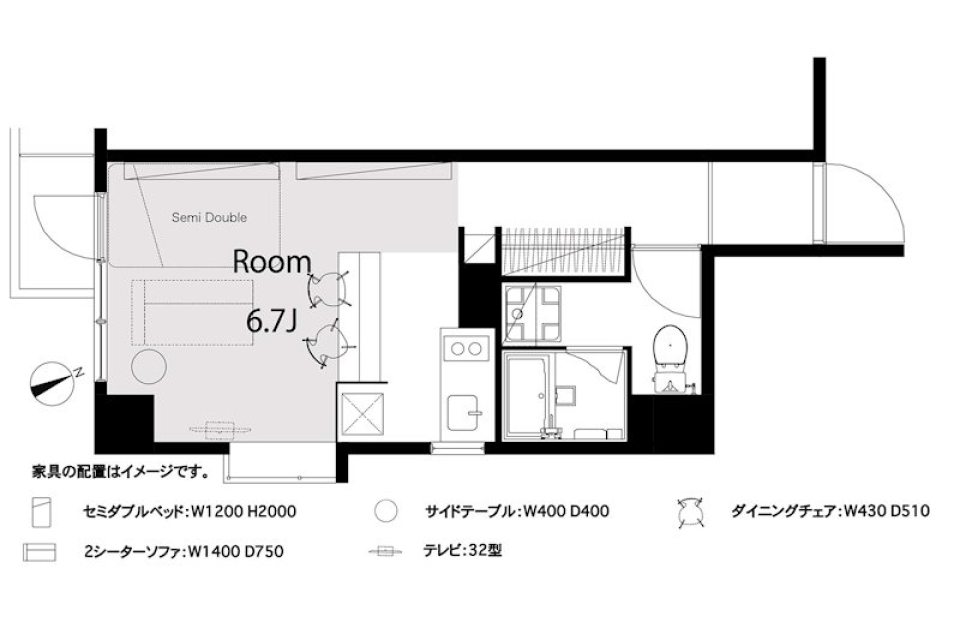 ユーズド感が愛しい、私だけのカフェの間取り図