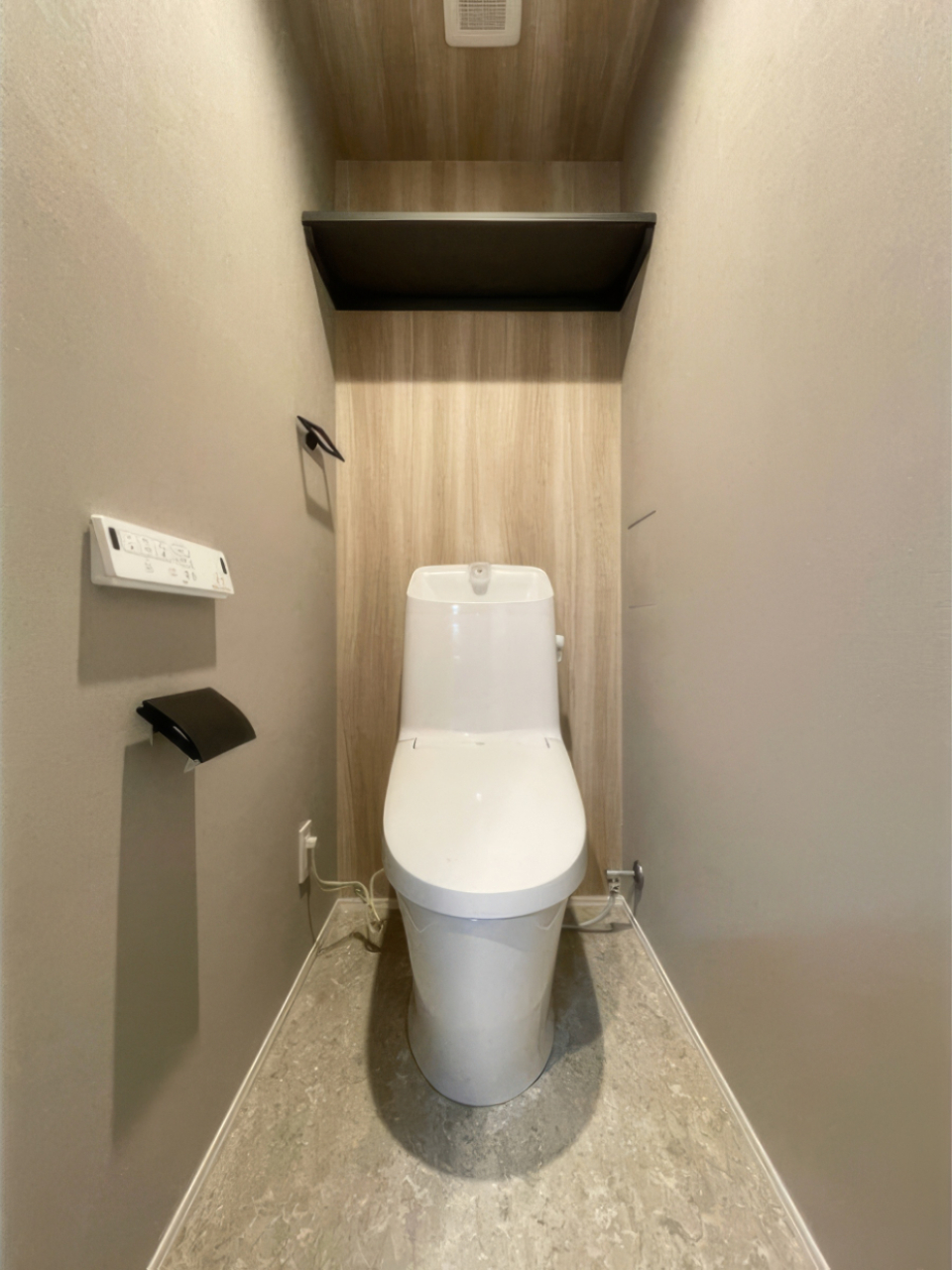 スタイリッシュでトイレもホテルみたい。