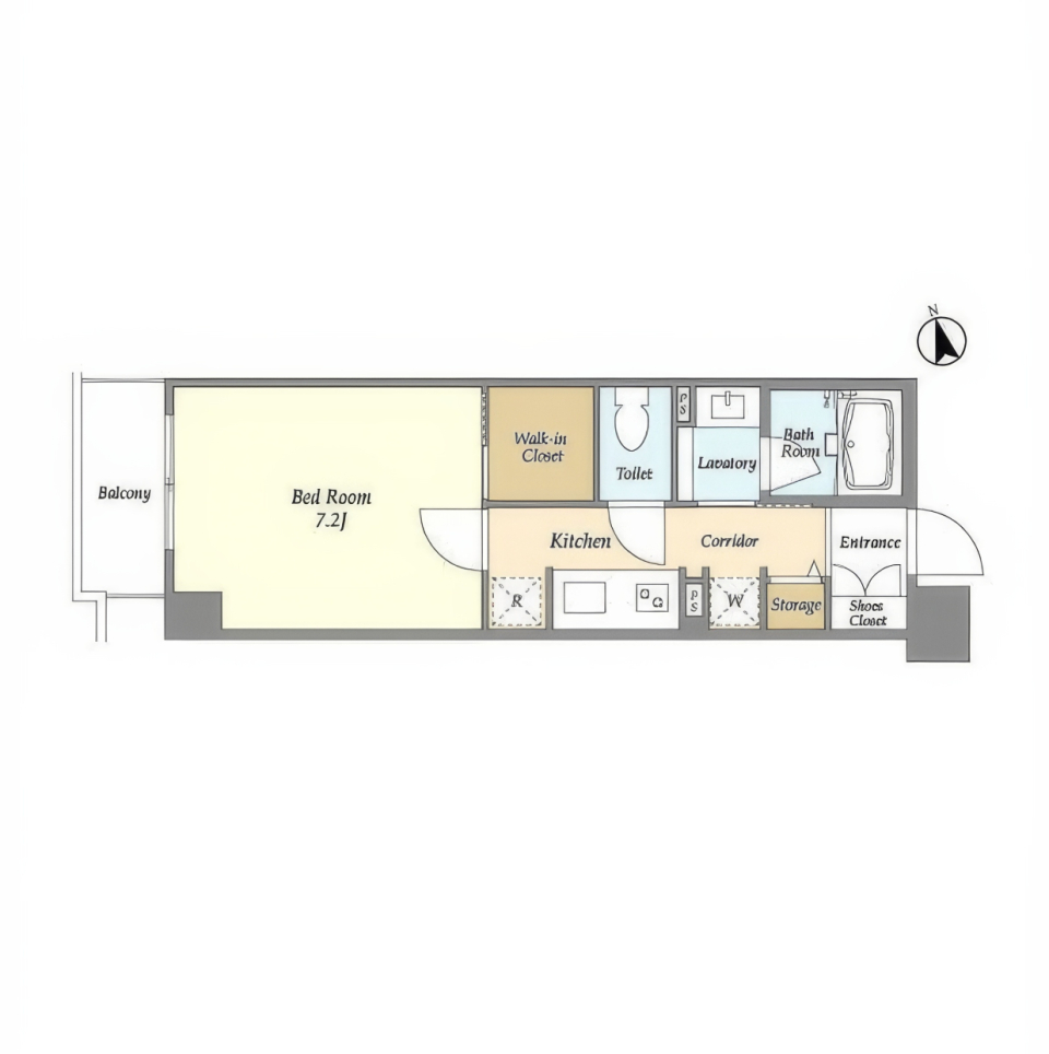 日常が非日常に、非日常が日常にの間取り図
