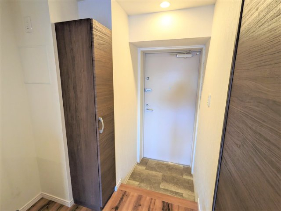 玄関にはシューズボックスが付いています。