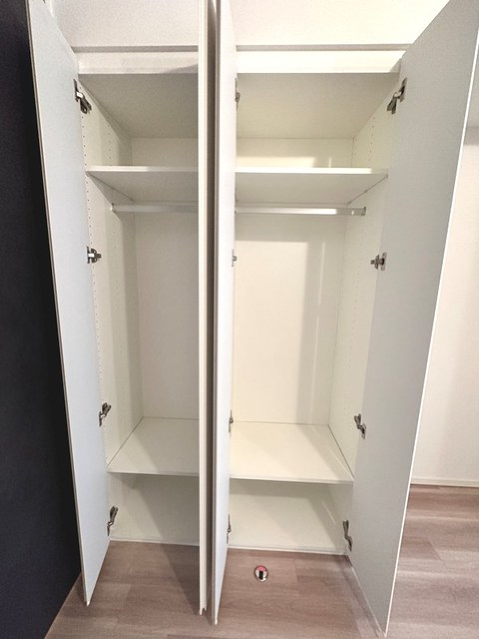 お部屋の収納スペースは少しコンパクト。収納スキルを身に着けるいい機会かもしれません。
※写真は同タイプ住戸です。