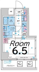 1Kの間取りです。