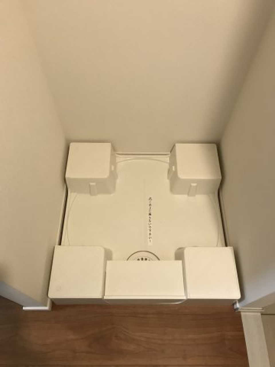 室内洗濯機置き場です。