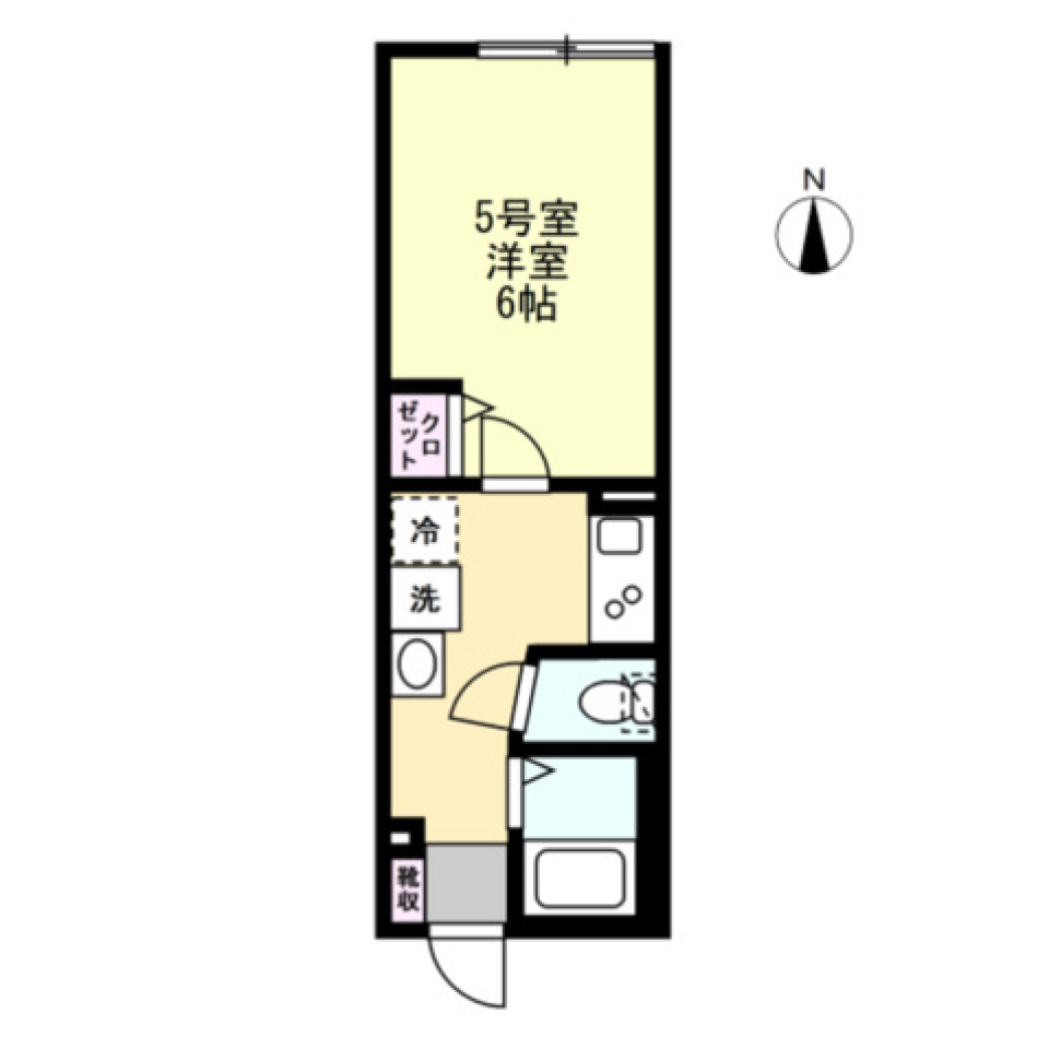 アース長津田　305号室［新築］の間取り図
