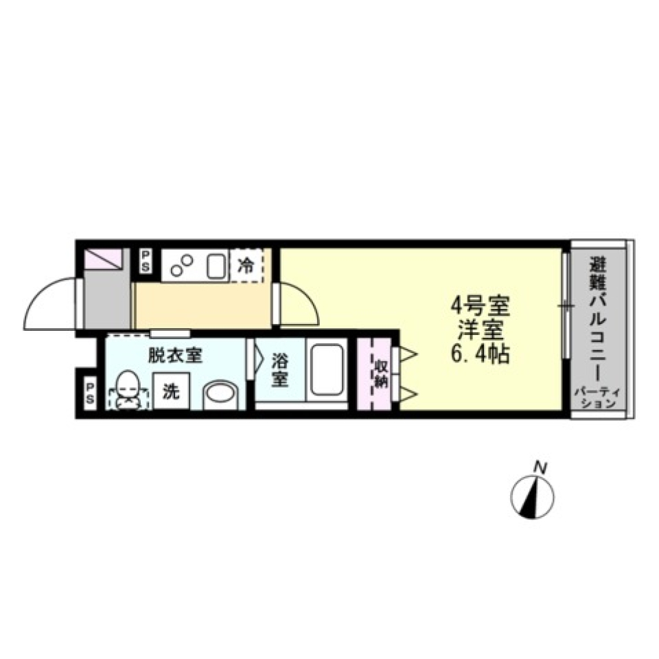 T&Fレジデンス妙蓮寺　304号室の間取り図