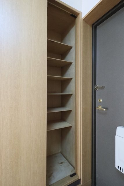 靴入が付いており便利です。