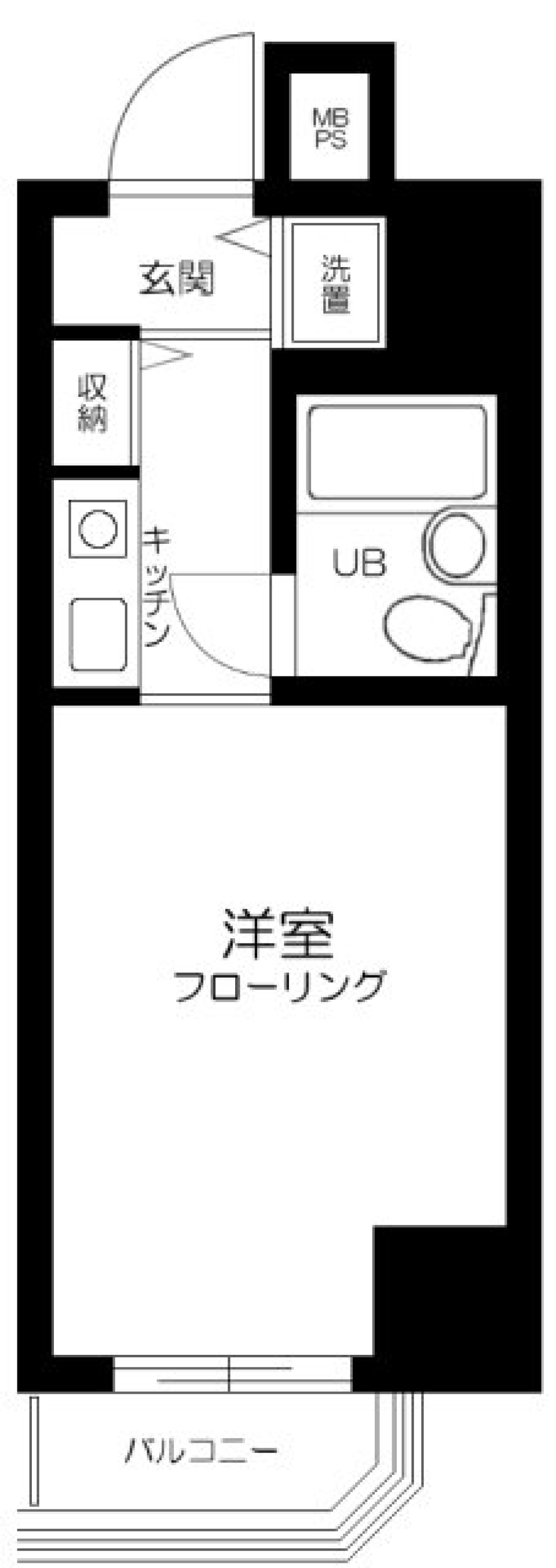 ダイアパレス錦糸町第５　1101号室の間取り図