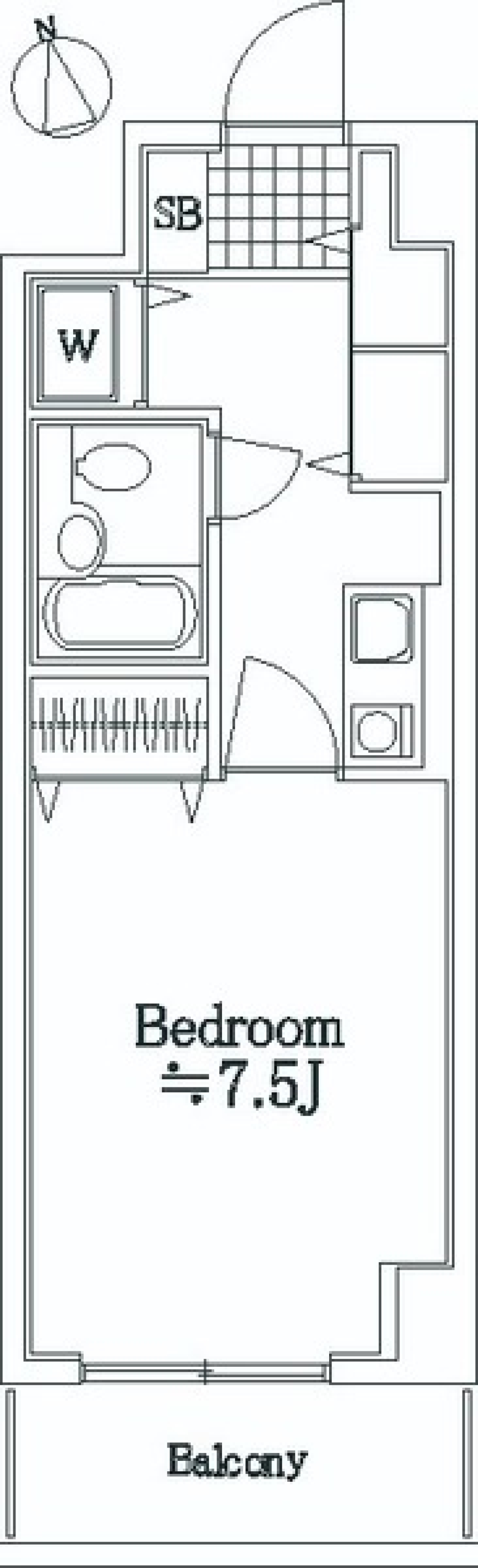 ライオンズマンション高津　213号室の間取り図