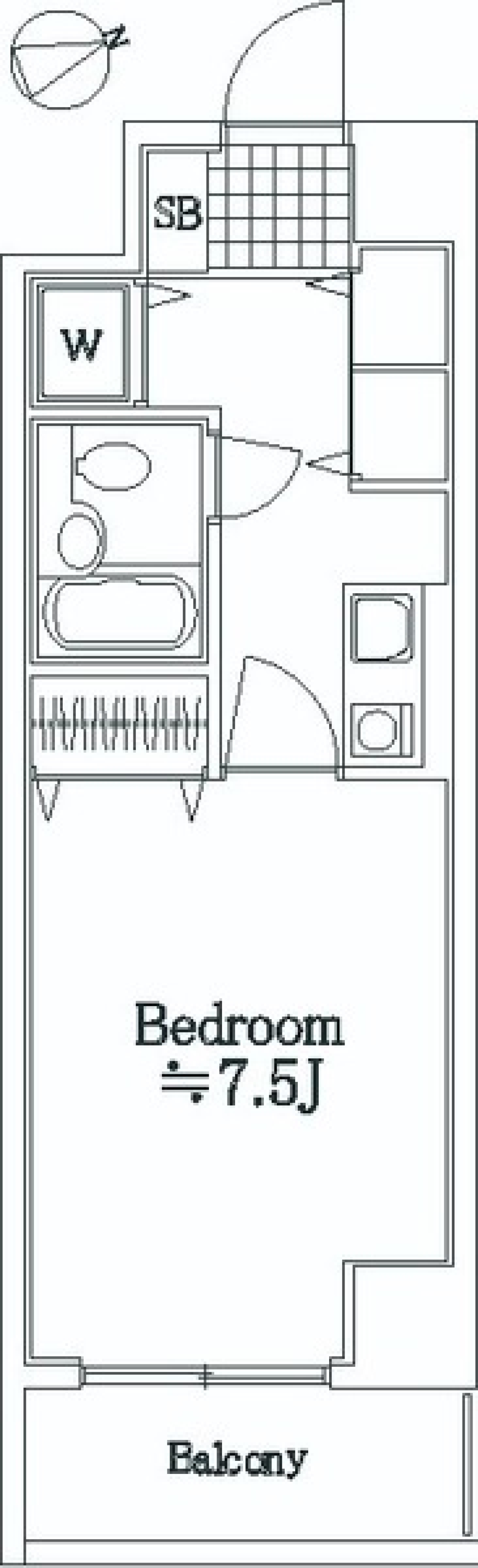 ライオンズマンション高津　209号室の間取り図
