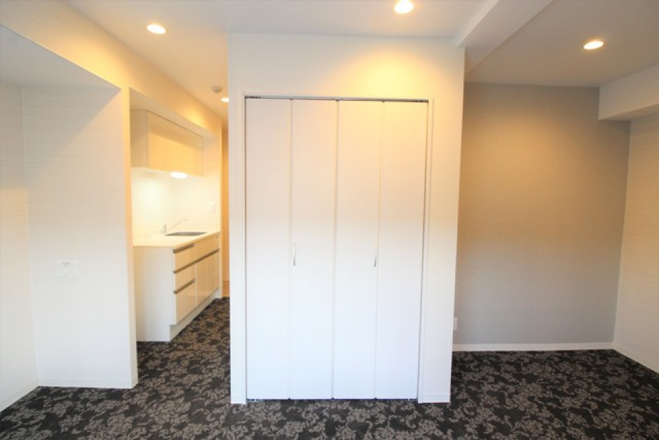 部屋の真ん中にあり出し入れが楽です。