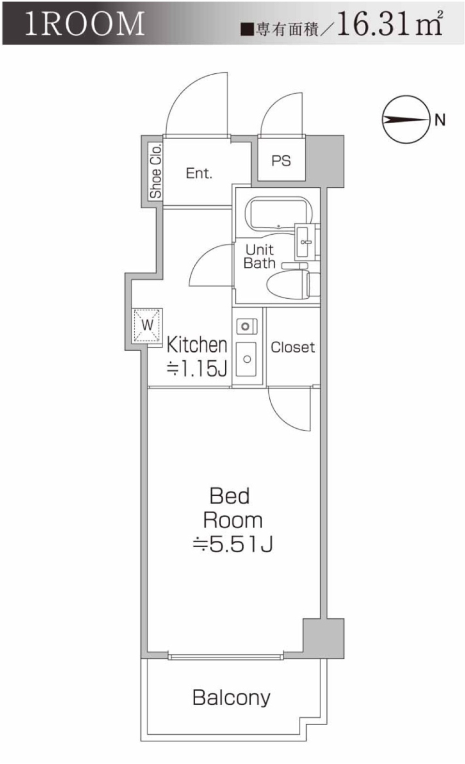意外と少ないコンパクト&times;ホワイトカラーの間取り図