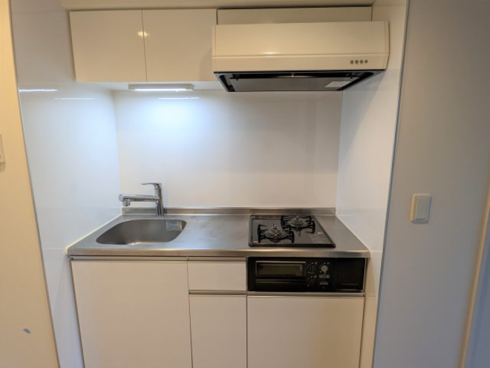 キッチン
2口のガスコンロ付きです。