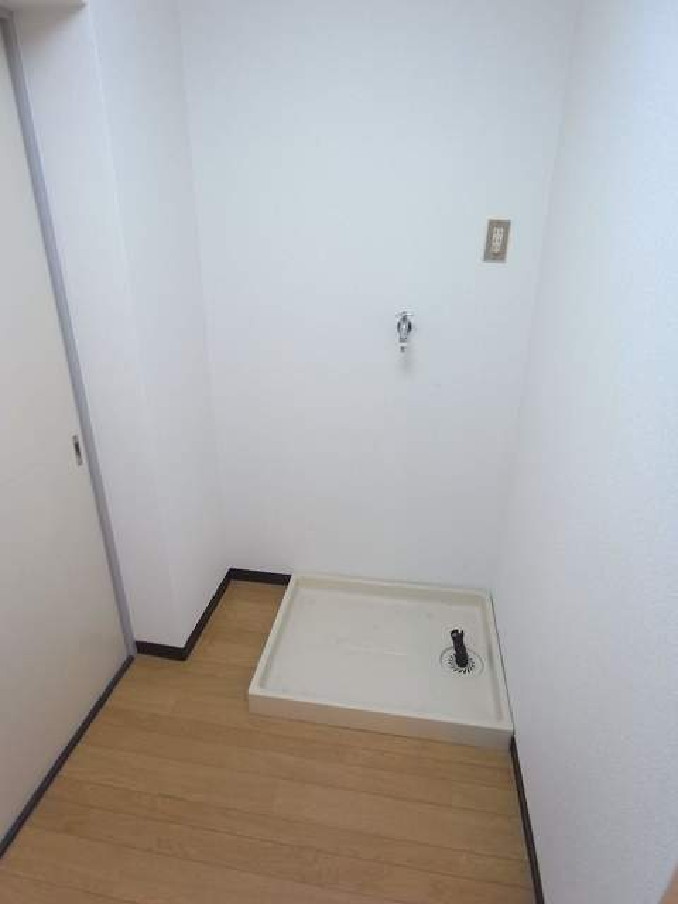 洗濯機置き場は室内だから安心