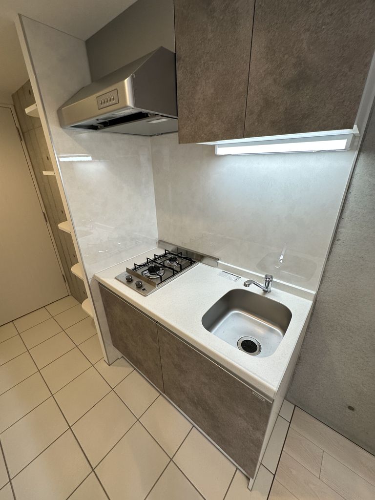 キッチン
2口のガスコンロ付きです。