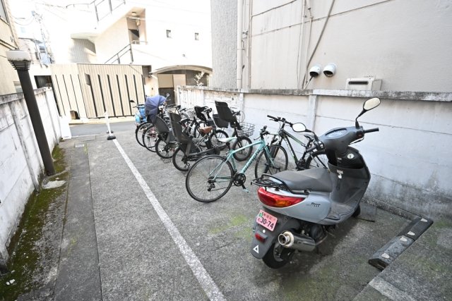 駐輪場もあります