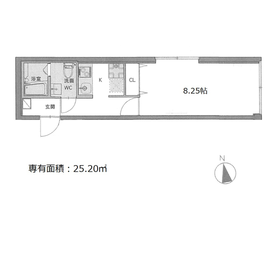 ＭＩ ＭＡＩＳＯＮ 文京白山　401号室の間取り図